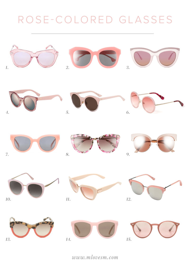 15 Must-Have Rose-Colored Sunglasses | M Loves M
