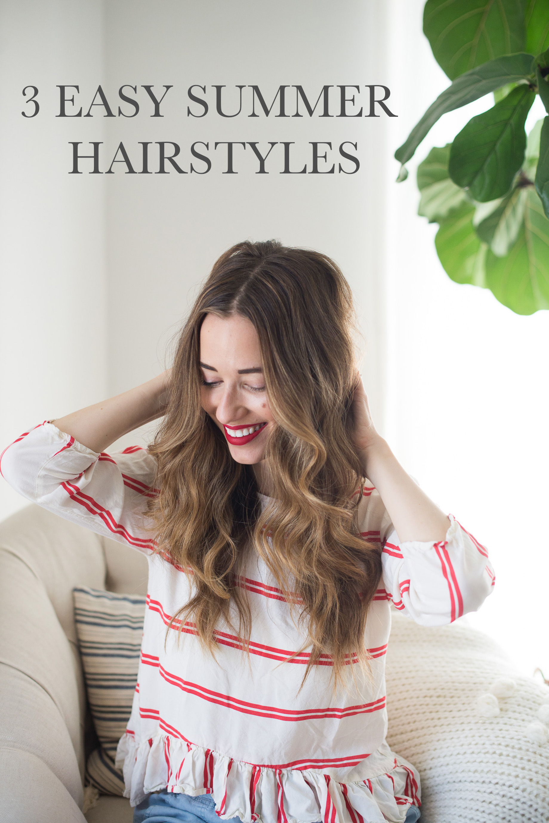 3 Easy Summer Hairstyles + Video | M Loves M (1840 x 2756 Pixel)